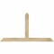 Ekena Millwork Portland Rough Sawn Timber Gable Bracket, Douglas Fir, 60"W x 32"H x 4"D x 4"F, 13/12 Pitch GBW060X32X0404POR00RDF - alternate 1